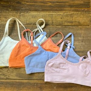 Bundle of girls Yellowberry size small/medium training bras
